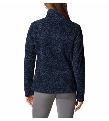 Columbia moteriškas flisinis džemperis FAST TREK PRINTED. Spalva tamsiai mėlyna su printu